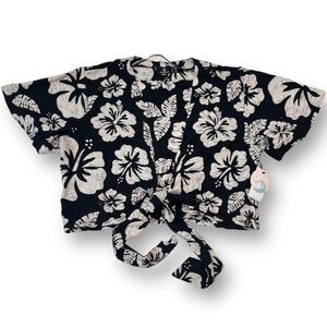 Volcom x CoCo Ho Skillz Cropped Top Floral
